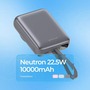 Універсальна мобільна батарея Proove Neutron 22.5W 10000mAh Silver/White (PBNE22022206) Зображення