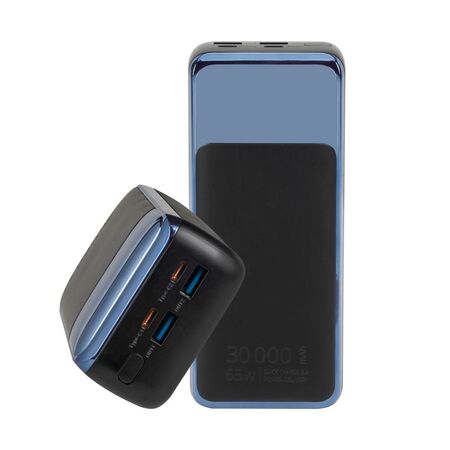 Універсальна мобільна батарея Rivacase Rivapower 30000mAh Black (VA1080) Зображення