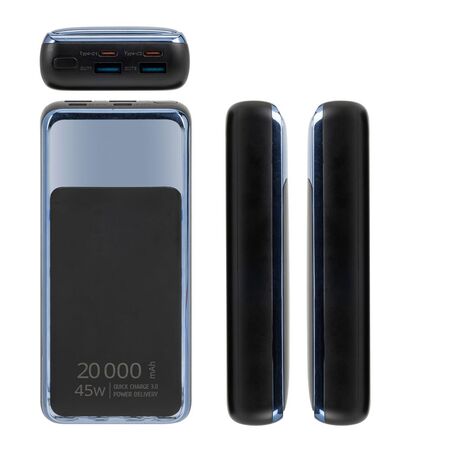 Універсальна мобільна батарея Rivacase Rivapower 20000mAh Black (VA1075) Зображення