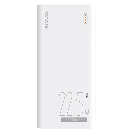 Універсальна мобільна батарея Romoss Sense6F 20000mAh 22.5W White (PPH80-611-1121H) Зображення