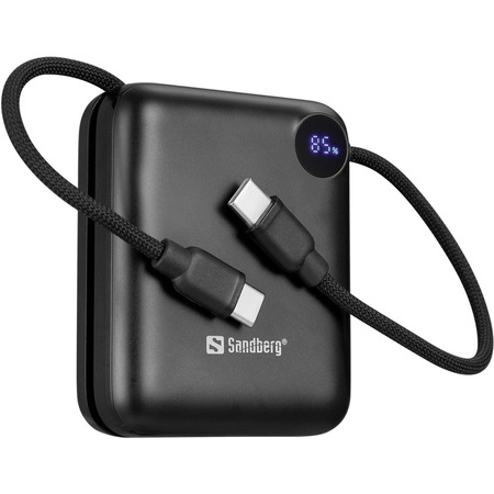 Універсальна мобільна батарея Sandberg 10000mAh 20W Black (421-26) Зображення