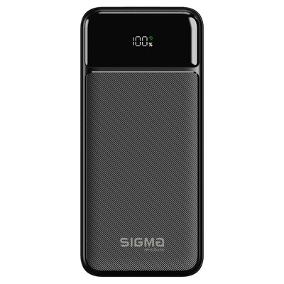 Універсальна мобільна батарея Sigma mobile X-Power SI20A4QL 20000mAh Black (4827798799710) Зображення