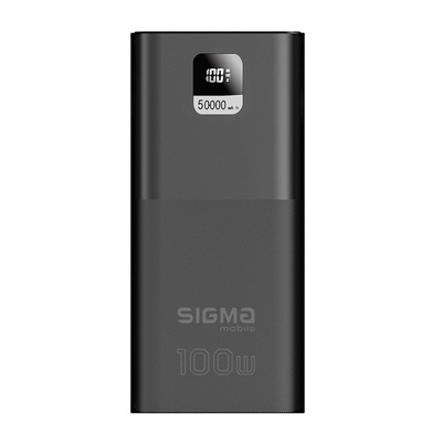 Універсальна мобільна батарея Sigma mobile X-Power SI50A6QLX 50000mAh Black (4827798741313) Зображення