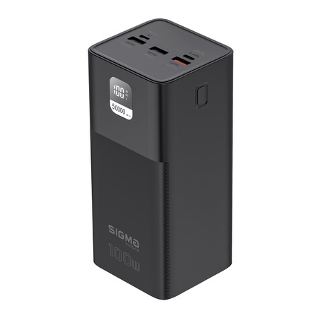 Універсальна мобільна батарея Sigma mobile X-Power SI50A6QLX 50000mAh Black (4827798741313) Зображення