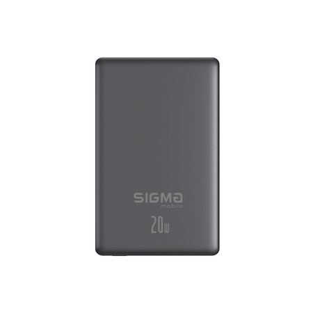 Універсальна мобільна батарея Sigma mobile X-power SI10A7QL-MAG 10000mAh Grey Зображення