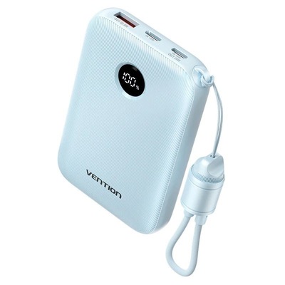 Універсальна мобільна батарея Vention 10000mAh 22.5W Blue (FKAL0-C) Зображення