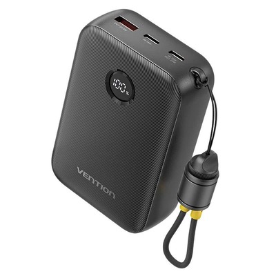 Універсальна мобільна батарея Vention 20000mAh 22.5W Black (FKBB0-C) Зображення