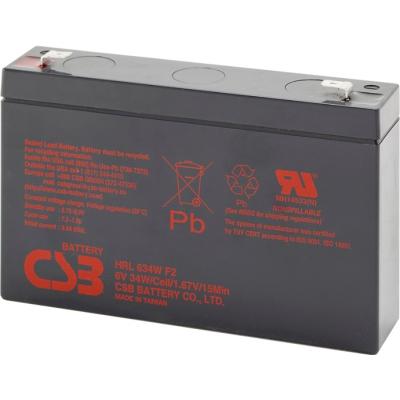 Акумуляторна батарея CSB 6V 9AH (HRL634WF2) AGM Зображення