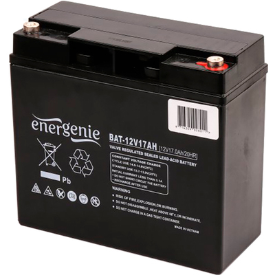 Акумуляторна батарея EnerGenie 12V 17AH (BAT-12V17AH/4) AGM Зображення