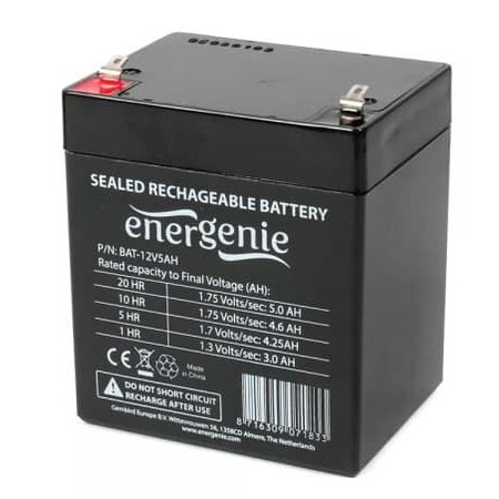 Акумуляторна батарея EnerGenie 12V 5AH (BAT-12V5AH) AGM Зображення