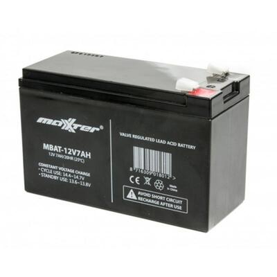 Акумуляторна батарея Maxxter 12V 7AH (MBAT-12V7AH) AGM Зображення