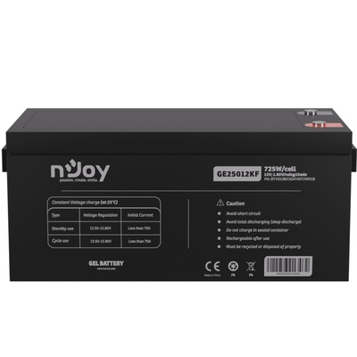 Акумуляторна батарея Njoy GE25012KF 12V 250AH (BTVGCBEOGHYKFCW01B) GEL Зображення