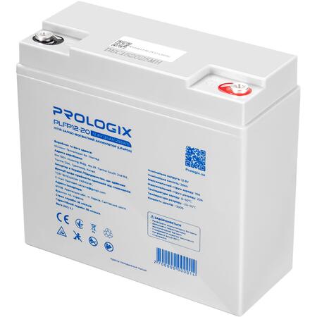 Акумуляторна батарея Prologix 12.8V 20AH 256Wh (PLFP12-20) LiFePO4 Зображення
