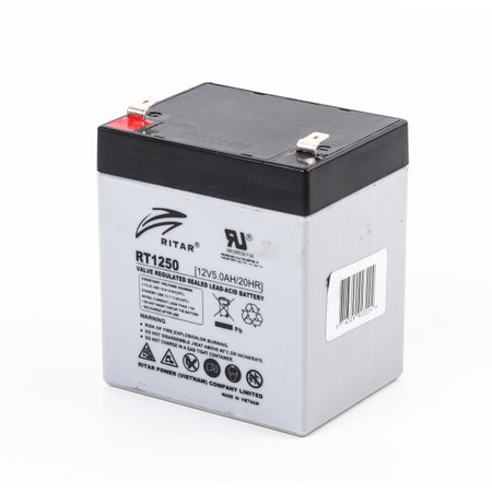 Акумуляторна батарея Ritar 12V 5.0Ah (RT1250) AGM Зображення