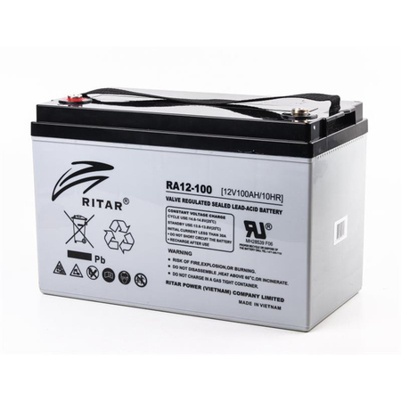 Акумуляторна батарея Ritar 12V 100AH (RA12-100) AGM Зображення