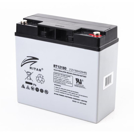 Акумуляторна батарея Ritar 12V 18AH (RT12180) AGM Зображення