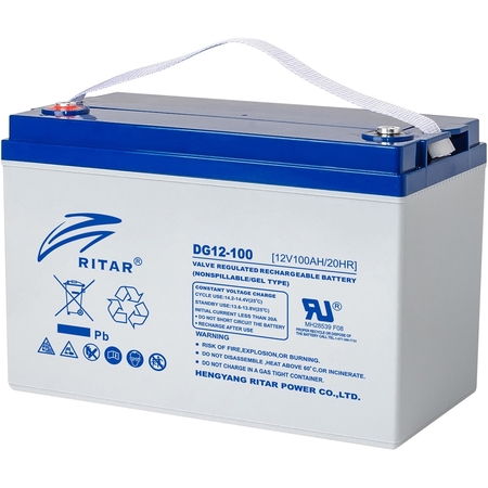 Акумуляторна батарея Ritar 12V 100AH (DG12-100) GEL Зображення