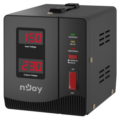 Стабілізатор Njoy Alvis 1000 (AVRL-10001AL-CS01B) AVR, 1 розетка Зображення