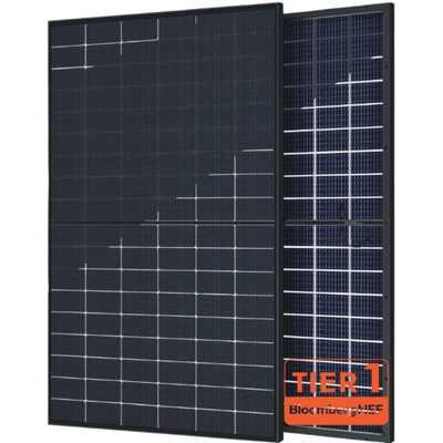 Фотоелектрична сонячна панель Hanersun HN18RN-54HT 450W bifacial Black, монокристалічна Зображення