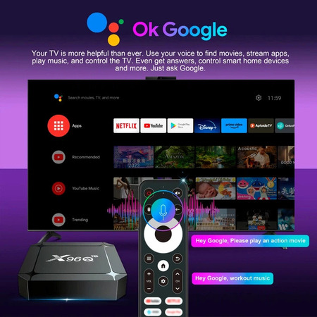 HD-медіаплеєр X96Q Android (RK3518/2GB/32GB) Зображення