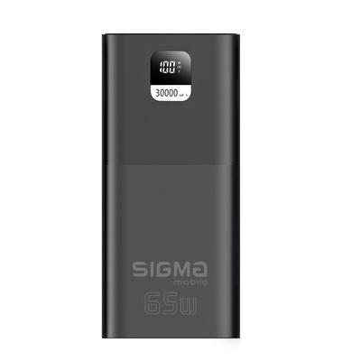 Універсальна мобільна батарея Sigma mobile X-Power SI30A6QLX 30000mAh Black (4827798835111) Зображення