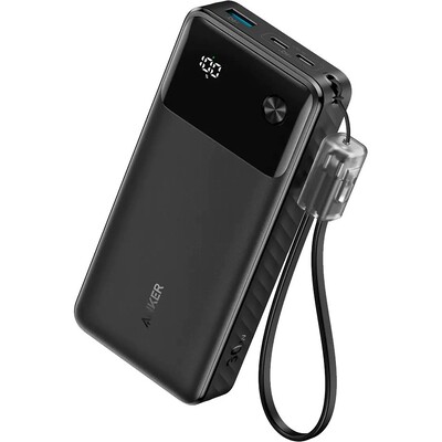 Універсальна мобільна батарея Anker PowerCore 20000mAh 30W Black (A1384G11) Зображення