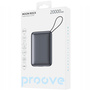 Універсальна мобільна батарея Proove Moon Rock 22.5W 20000mAh Gray (PBM222012105) Зображення