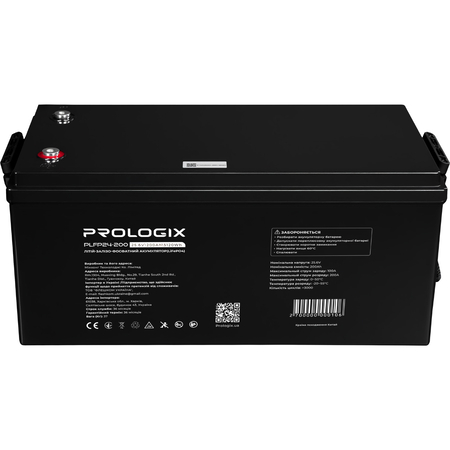 Акумуляторна батарея Prologix 25.6V 200AH 5120Wh (PLFP24-200) LiFePO4 Зображення