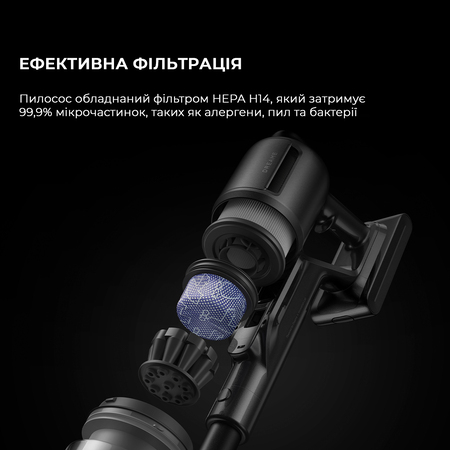 Акумуляторний пилосос Dreame Z30 Aqua Cycle (VZV77B) Зображення
