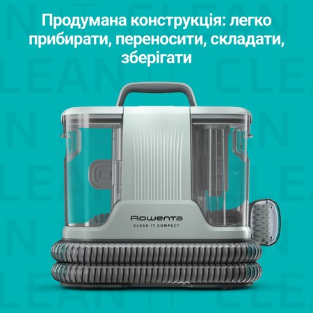 Миючий пилосос-плямовивідник Rowenta Clean It Compact IN3020F0 Зображення
