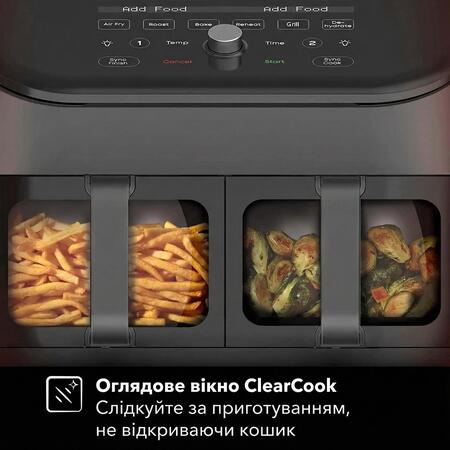 Мультипіч Instant Vortex Plus Double Basket ClearCook Зображення