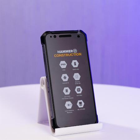 Смартфон myPhone Hammer Construction 6/128GB Silver (5902983620365) Зображення