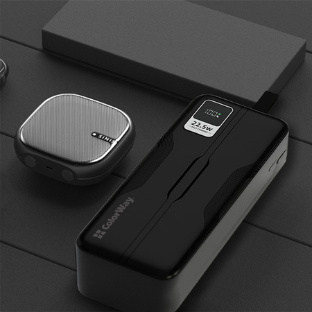 Універсальна мобільна батарея ColorWay Digital Display 50000mAh Black (CW-PB500LPC5BK-PDD) Зображення