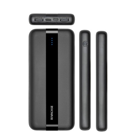 Універсальна мобільна батарея Rivacase Rivapower 10000mAh Black (VA2041) Изображение