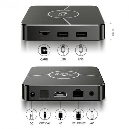 Медіаплеєр X98 Plus 2/16 Зображення