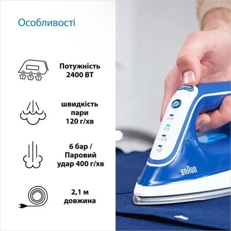 Праска Braun IS 2565 BL Compact Pro Зображення