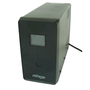 Джерело безперебійного живлення EnerGenie EG-UPS-033 1200VA LCD, USB, метал Зображення