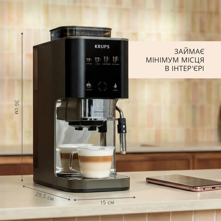 Кавомашина Krups Coffee Crush Experience SA403BE0 Зображення