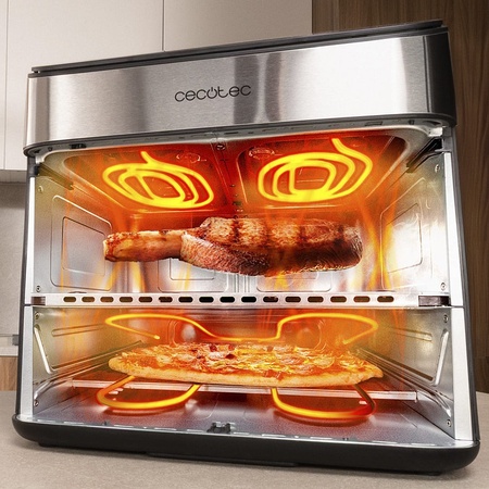 Мультипіч Cecotec Cecofry FoodCourt 18000 4Pizza+ (A90_EU01_120299) Зображення