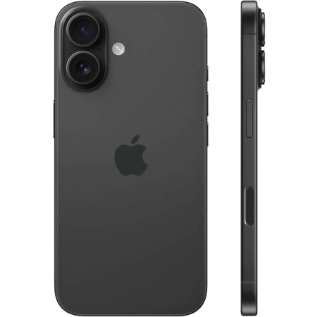 Смартфон Apple iPhone 16 128GB Black (MYE73SX/A) Зображення