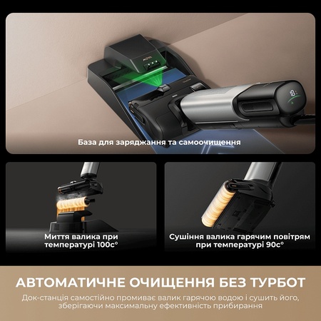 Акумуляторний миючий пилосос Mova X4 Mix (HMV17A) Зображення