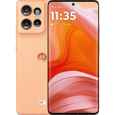 Смартфон Motorola Moto Edge 50 12/512GB Peach Fuzz (PB2U0005PL) Зображення