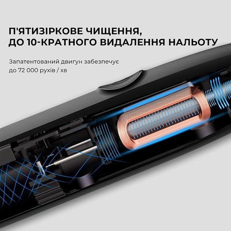 Розумна зубна електрощітка Oclean Endurance Electric Toothbrush Black (6970810552386) Зображення