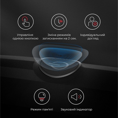 Розумна зубна електрощітка Oclean Endurance Electric Toothbrush Black (6970810552386) Зображення