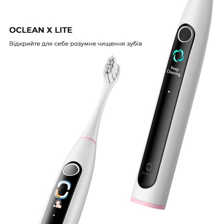 Розумна зубна електрощітка Oclean X Lite Grey (6970810555981) Зображення