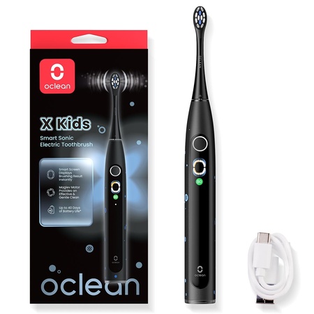 Розумна зубна електрощітка Oclean X Kids Electric Toothbrush Black (6970810557206) Зображення