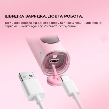 Розумна зубна електрощітка Oclean X Kids Electric Toothbrush Pink (6970810557213) Зображення