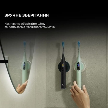 Розумна зубна електрощітка Oclean X Ultra 20 Electric Toothbrush Black (6970810557121) Зображення