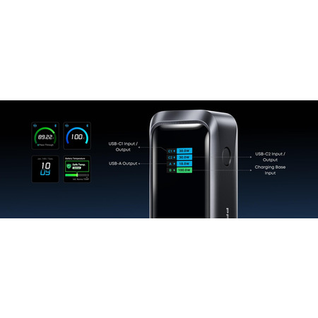 Універсальна мобільна батарея Anker Prime 20000mAh 220W Black (A110BH11) Зображення