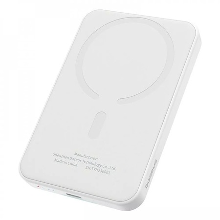 Універсальна мобільна батарея Baseus Magnetic Mini 5000mAh, 20W White (P10022107223-00) Зображення